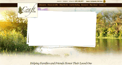 Desktop Screenshot of craftfuneralhome.org